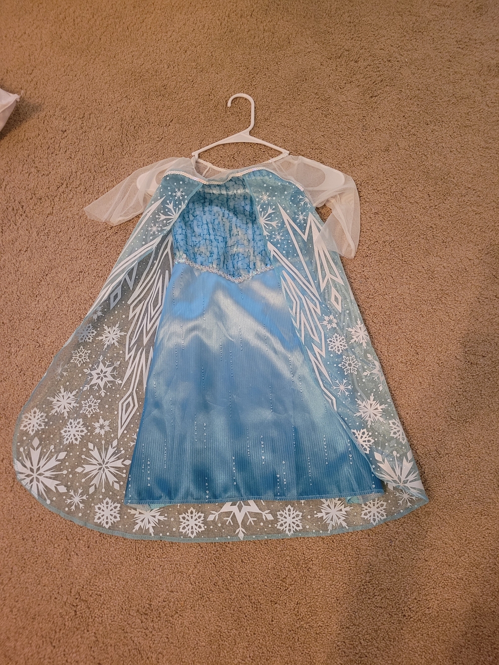 NWOT Disney Frozen Princess Elsa Costume Dress Kids Suze 4-6X